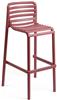 Стул (кресло) Nardi Doga Stool барный, цвет марсала