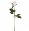 Цветок искусственный Natur Роза цвет белый 993-0040, КИТАЙ, код 4140100070, штрихкод 693199423281, артикул 993-0040