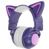 Наушники Накладные Qumo party cat mini вт 0050 фиолетово-голубые
