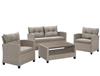 Комплект мебели с диваном Афина AFM-804B Beige, иск.ротанг