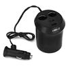 Автомобильный разветвитель прикуривателя - WF-186 6W 2USB 1,2A (black) 118893