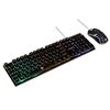 Проводной набор Nakatomi KMG-2305U Gaming мембранная, игровой клавиатура с подсветкой+мышь (black) 133009