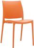 Стул (кресло) Siesta Contract Maya, цвет оранжевый