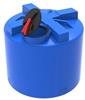 Емкость вертикальная ЭкоПром Т 2000 с откидной крышкой синий