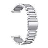 Ремешок - WB40 Металл блочный на застежке Универсальный 20мм (silver) 230549