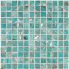 Мозаика стеклянная однотонная Vidrepur Oasis Turquoise №7103 (на сетке)