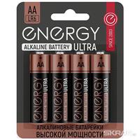 Батарейка алкалиновые Energy Ultra LR6/4B АА 4шт 104405 (10)