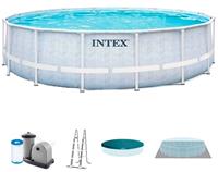Каркасный бассейн INTEX Prism Frame 26746, 488Х122 см (комплект)