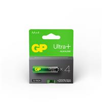 Батарейка Gp ultra plus alkaline 15а аa 4 шт