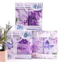 Набор вафельных полотенец 40х75 в сумочке 