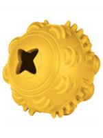 Игрушка Mr.Kranch для собак Мяч 8 см желтый с ароматом сливок, Китай, код 30607070478, штрихкод 463014717282, артикул MKR000107