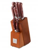 Набор ножей 7 предметов Servitta серия (5 ножей, ножницы, подставка), Китай, код 3561200007, артикул Sr0277