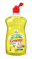 Моющее средство Greeny Light для посуды 500мл Clean&Green Лимон CG8069 (12)