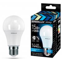 15W Ergolux LED-A60P-15W-E27-4K PRO ЛОН 15Вт Е27 4500К 220-240В с датчиками, КИТАЙ, код 0510301362, штрихкод 489511789766, артикул 58864