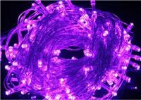 Гирлянда-нить светодиодная Rich Led 10м, 100LED(фиолетовый, мерц. белым), 220В