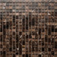 Мраморная мозаичная смесь ORRO Mosaic STONE EMPERADOR DARK TUM (15х15)
