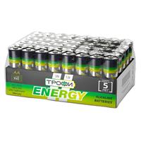 Батарейка AA Трофи LR6 ENERGY Alkaline (40) (40/720) 211755