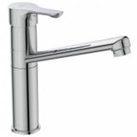 Однорукоятковый смеситель для кухонной мойки поворотный излив 207 мм IDEAL STANDARD ALPHA, БОЛГАРИЯ, код 0221800050, штрихкод 380086108395, артикул BC813AA