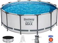 Каркасный бассейн Bestway Steel Pro Max 5618W, 396х122 см (комплект)