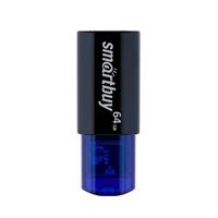 Флэш накопитель USB 64 Гб Smart Buy Click (black/blue) 226156