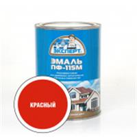 Эмаль ЭКСПЕРТ ПФ-115 глянц красная (0,8кг 6шт), РОССИЯ, код 0410109081, штрихкод 460715725573, артикул 26625