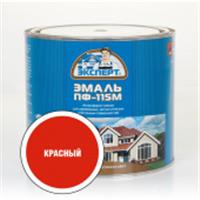 Эмаль ЭКСПЕРТ ПФ-115 глянц красная (1,8кг 6шт), РОССИЯ, код 0410109082, штрихкод 460715725575, артикул 26626
