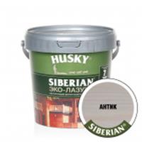 Эко-Лазурь для дерева HUSKY SIBERIAN полуматовая антик (0,9л 6шт), РОССИЯ, код 04103190072, штрихкод 469036402271, артикул 25163