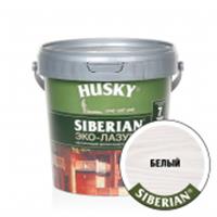 Эко-Лазурь для дерева HUSKY SIBERIAN полуматовая белая (0,9л 6шт), РОССИЯ, код 04103190075, штрихкод 469036402275, артикул 25166
