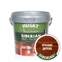 Эко-Лазурь для дерева HUSKY SIBERIAN полуматовая красное дерево (махагон) (0,9л 6шт), РОССИЯ, код 04103190093, штрихкод 469036402291, артикул 25176