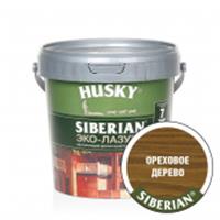 Эко-Лазурь для дерева HUSKY SIBERIAN полуматовая ореховое дерево (0,9л 6шт), РОССИЯ, код 04103190096, штрихкод 469036402295, артикул 25178