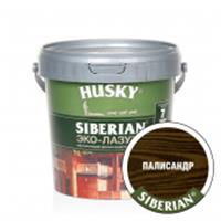 Эко-Лазурь для дерева HUSKY SIBERIAN полуматовая палисандр (черное дерево) (0,9л 6шт), РОССИЯ, код 04103190099, штрихкод 469036402311, артикул 25189