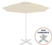 Зонт TheUmbrela Kiwi Clips&Base, цвет белый, бежевый (50-1011-20+C)