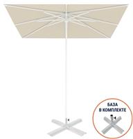 Зонт TheUmbrela Kiwi Clips&Base, цвет белый, бежевый (50-1011-30/TILT+C)