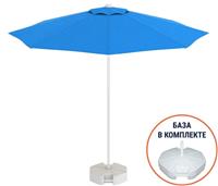 Зонт TheUmbrela Kiwi Clips&Base, цвет белый, голубой (50-1011-25/2306/W/NV+B)