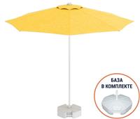 Зонт TheUmbrela Kiwi Clips&Base, цвет белый, желтый (50-1011-25/TILT/W/2619+B)