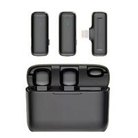 Микрофон - J13 двойной с прищепкой для телефона, Type-C (black) 231705