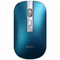 Мышь оптическая беспроводная Smart Buy SBM-402CAG-B с зарядкой (metal blue) 231347