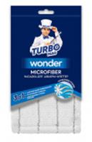 Насадка для швабры-флеттер TURBOMAG WONDER, микрофибра 53012, РОССИЯ, код 41001140002, штрихкод 464001712717, артикул 53012