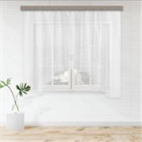 Штора для кухни вуаль-однотонная арка 285х160 белый, Россия, код 01101123358, штрихкод 462716257995, артикул 103694