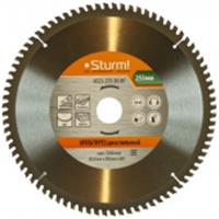 Пильный диск STURM, размер 255x30x80 зубьев Мульти рез, КИТАЙ, код 06001050042, штрихкод 460301010222, артикул 9023-255-30-80