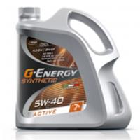 Масло G-Energy Synthetic Active 5W40 4л, РОССИЯ, код 07811060017, штрихкод 467002684301, артикул 253142410 А