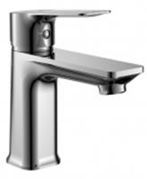 Смеситель для раковины, высота излива 9 см, длина 11,5 см, латунь, КИТАЙ, код 0220700299, штрихкод 460012426070, артикул RS27-11