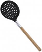 Шумовка 33.7х10.5 см, (нейлон, нерж. сталь, акация) Linea ACACIA, КИТАЙ, код 3561700213, штрихкод 465022905860, артикул 93-TO-AC-05