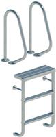 Лестница из двух частей Evo Step Split 3 ступени, AISI 316L