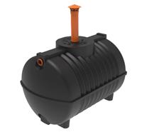 Емкость подземная Rostok(Росток) G 3500 с шахтой