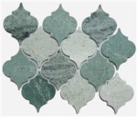 Мозаика мраморная однотонная ORRO mosaic LUX ROVENA GREEN (декор)