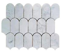 Мозаика мраморная однотонная ORRO mosaic LUX ASTI WHITE