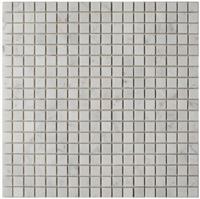 Мозаика мраморная однотонная ORRO mosaic STONE BIANCO CARRARA POL (15x15)