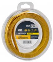 Трубка ТУТ нг-LS 10/5 желтая (2м) IEK, КИТАЙ, код 05802340163, штрихкод 461008444810, артикул UDR12-010-005-002-K05-T