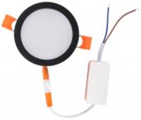 Светильник встраиваемый круг черный GLP-DECO-R2-7BT-IP40-4-BL, Китай, код 05213040377, штрихкод 466012595723, артикул 412374